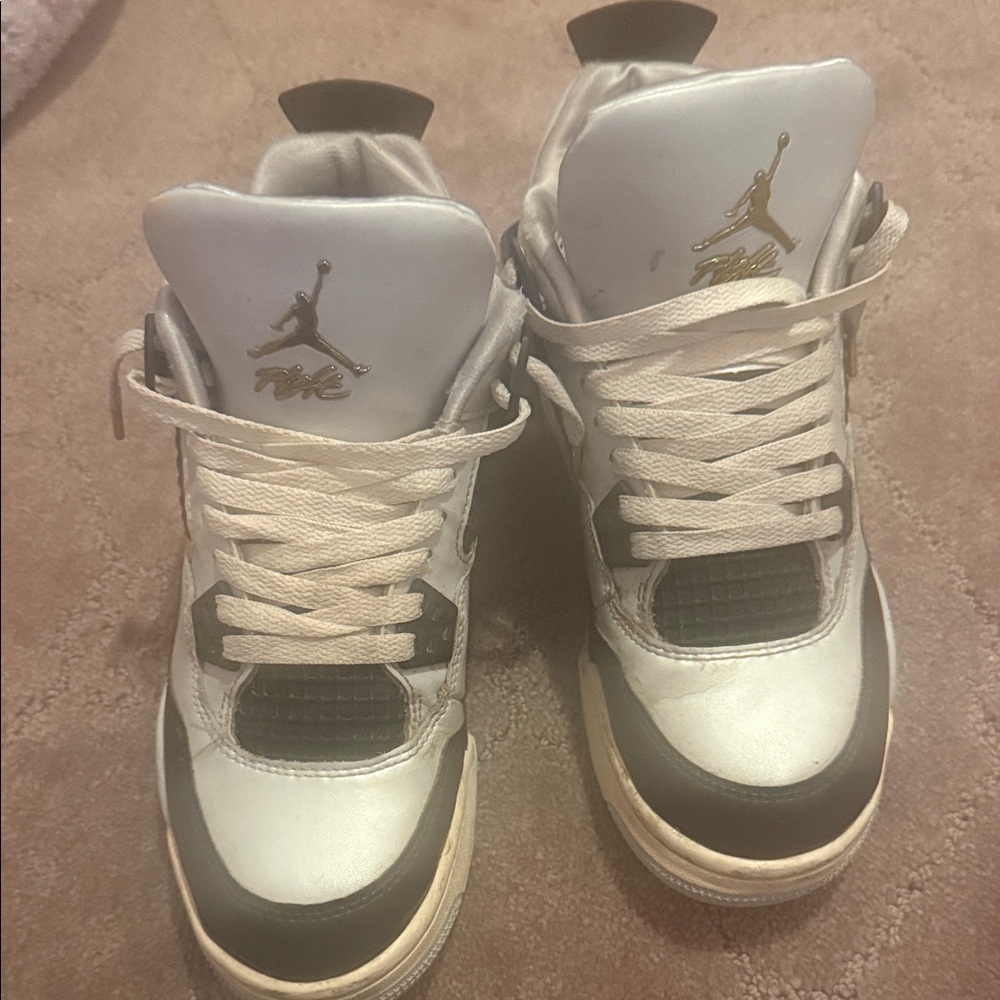 Jordan Kids Sneakers - Black, White, and Gold